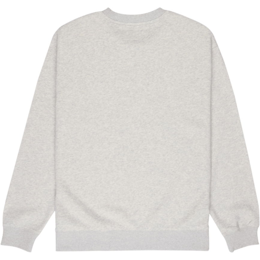 2026 DC Shoes Mens DC Heritage Font Sweatshirt EDYSF03288 - Light Heather Grey